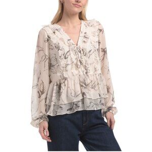 HAVER + BLAIR Print Yoryu Floral Sketch Top